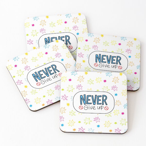 Item preview, Never Give Up designed and sold by D/Art ⭐⭐⭐⭐⭐.