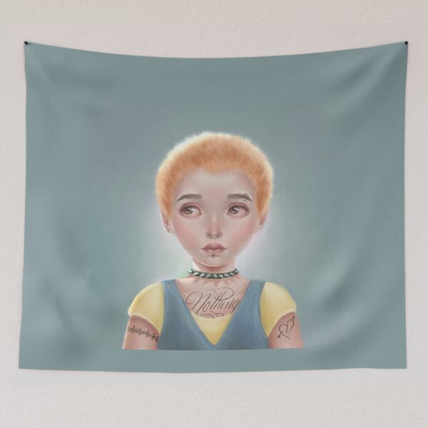 Item preview, Girl with tattoos and piercings designed and sold by snailmakesart.