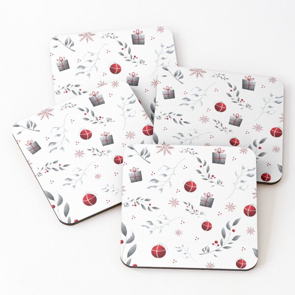 Item preview, Scandinavian Christmas Silver and Red designed and sold by NordicStudio.