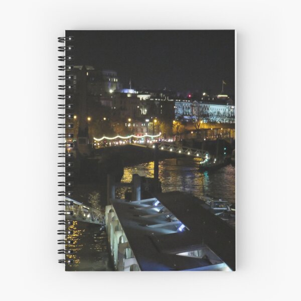 Item preview, London Embankment at night designed and sold by Sandra Willis.