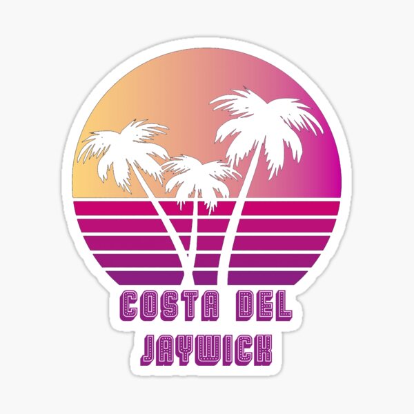 COSTA DEL JAYWICK Funny Essex Design Sticker