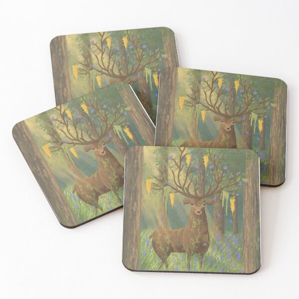 Item preview, Fantasy Bluebell Deer  designed and sold by honeydewpost.