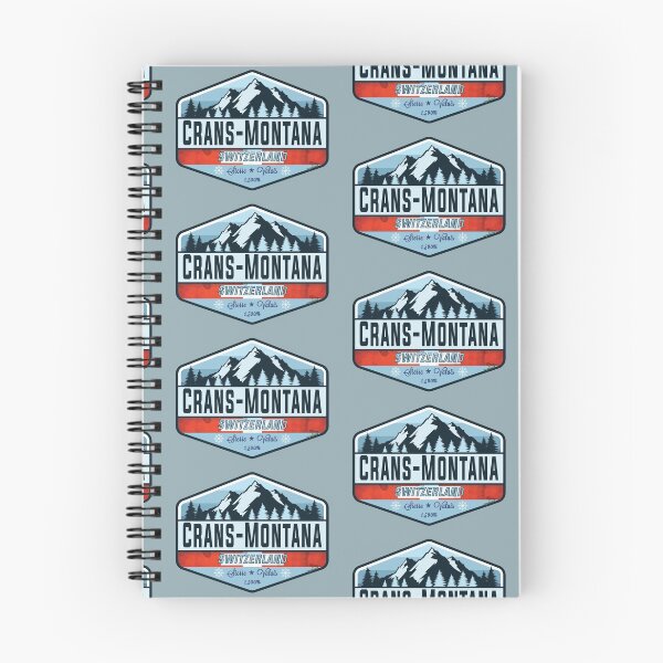 Item preview, Crans-Montana Ski Switzerland Skiing Alps Sticker T-Shirt 01 designed and sold by OuterShellUK.