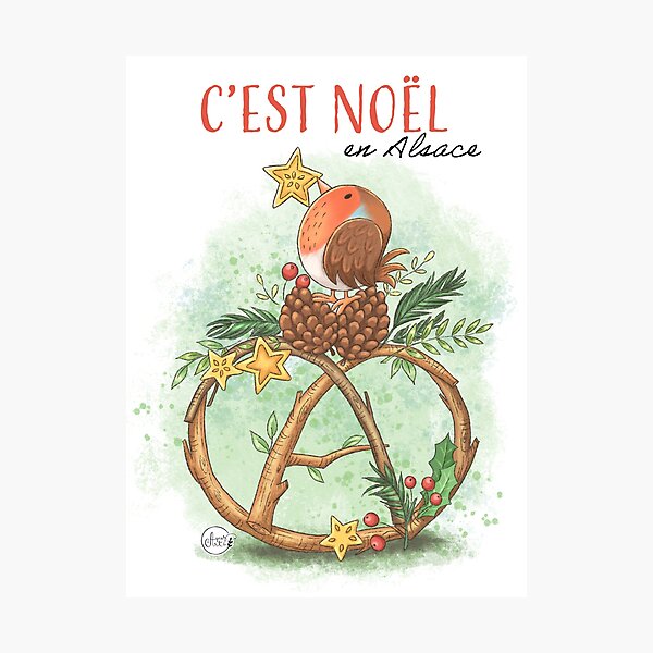 It's Christmas in Alsace Photographic Print