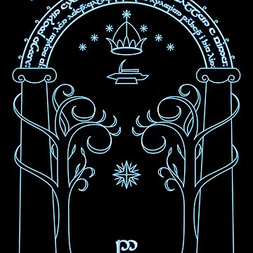 Artwork thumbnail, Gate to Moria - Light Blue by danel3188