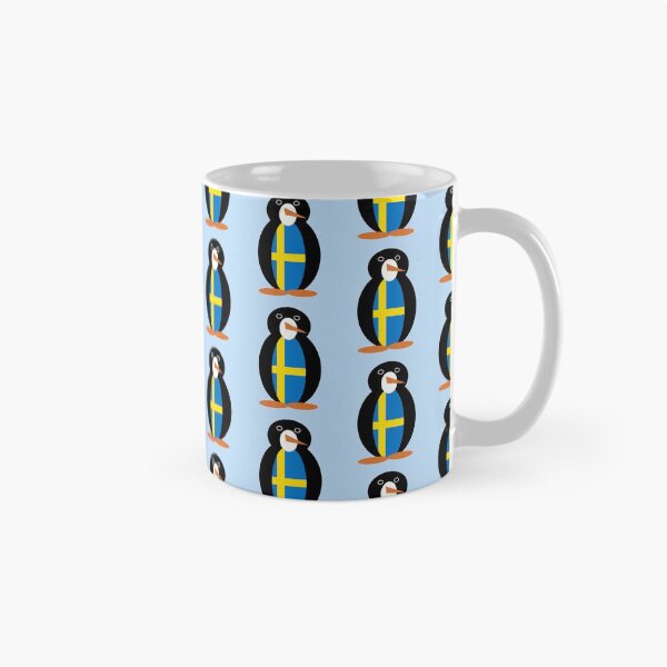 Item preview, Swedish Flag Penguin designed and sold by AuntieShoe.
