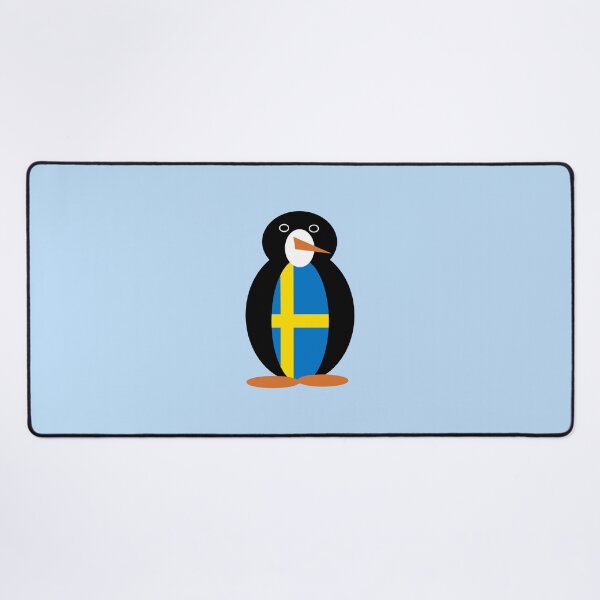 Item preview, Swedish Flag Penguin designed and sold by AuntieShoe.