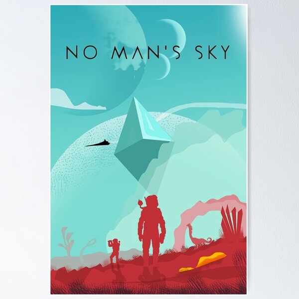 Gaming plakat astronaut gamer plakat af Art By Hakon - Printler