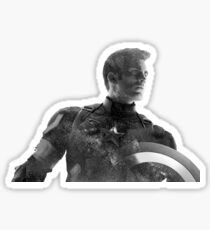 Starry Capitan America Sticker