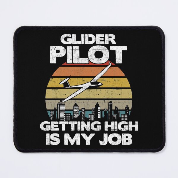 Item preview, Glider Pilot Getting High Is My Job - Aviation Flight print designed and sold by theodoros20.