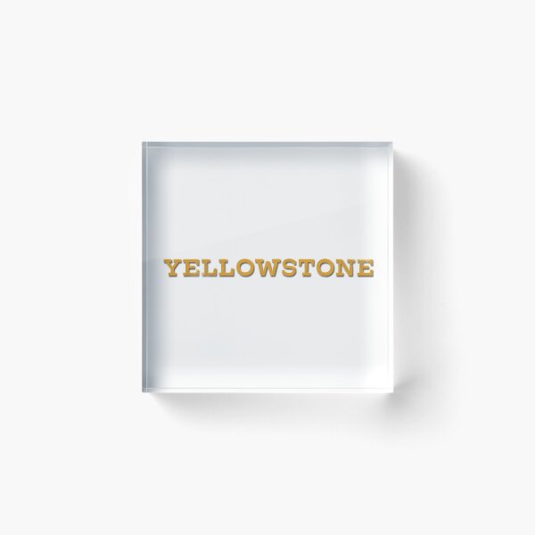Yellowstone tv show Acrylic Block