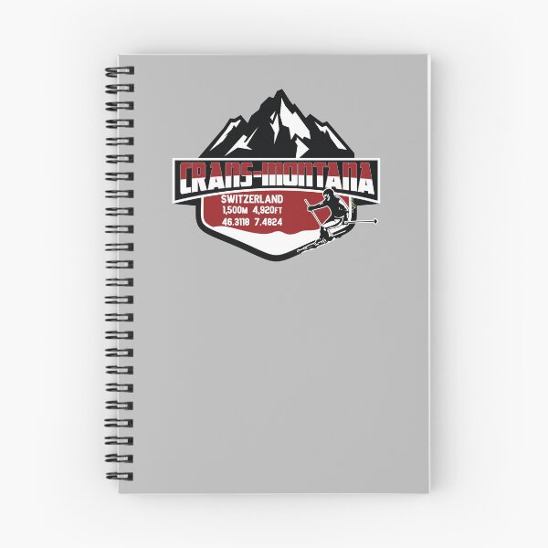 Item preview, Crans-Montana Ski Switzerland Skiing Alps Sticker T-Shirt 02 designed and sold by OuterShellUK.