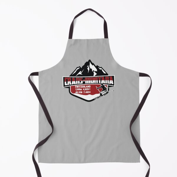 Item preview, Crans-Montana Ski Switzerland Skiing Alps Sticker T-Shirt 02 designed and sold by OuterShellUK.