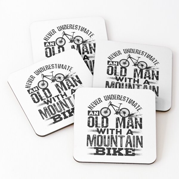 Item preview, Never Underestimate An Old Man with a Mountain Bike designed and sold by jaygo.
