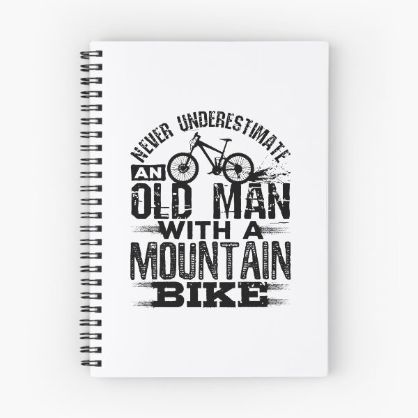 Item preview, Never Underestimate An Old Man with a Mountain Bike designed and sold by jaygo.