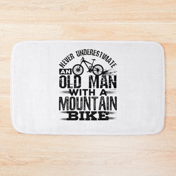 Item preview, Never Underestimate An Old Man with a Mountain Bike designed and sold by jaygo.