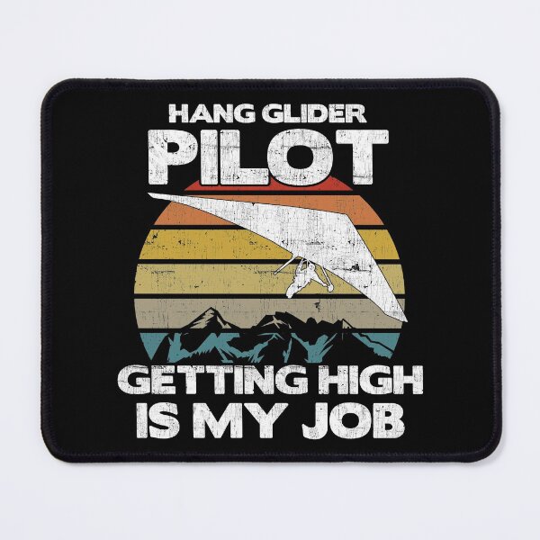 Item preview, Hang Glider Pilot Getting High Is My Job - Aviation Flight graphic designed and sold by theodoros20.