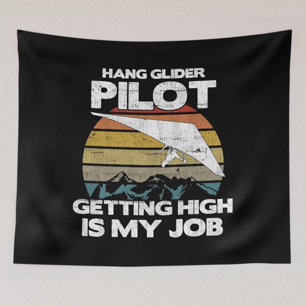 Item preview, Hang Glider Pilot Getting High Is My Job - Aviation Flight graphic designed and sold by theodoros20.