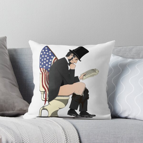 Item preview, Abraham Lincoln on the Toilet designed and sold by Wyattdesign.