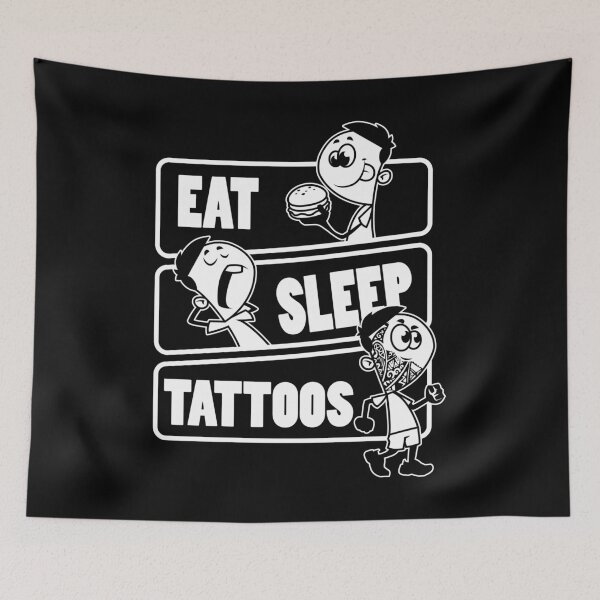 Item preview, Eat Sleep Tattoos Repeat - Gift for tattoo artist product designed and sold by theodoros20.