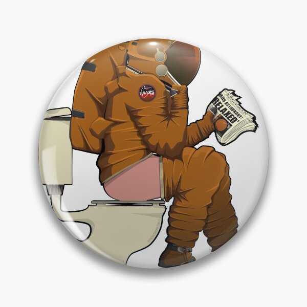 Item preview, Space Astronaut on the Toilet designed and sold by Wyattdesign.