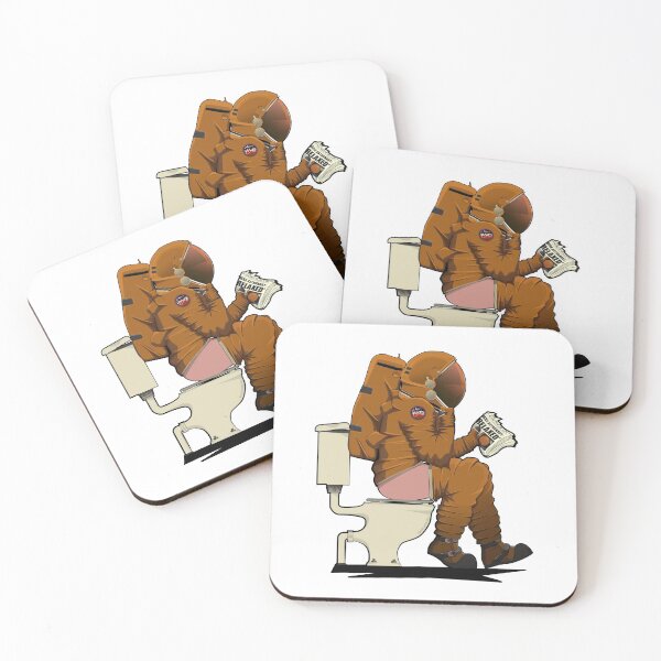 Item preview, Space Astronaut on the Toilet designed and sold by Wyattdesign.
