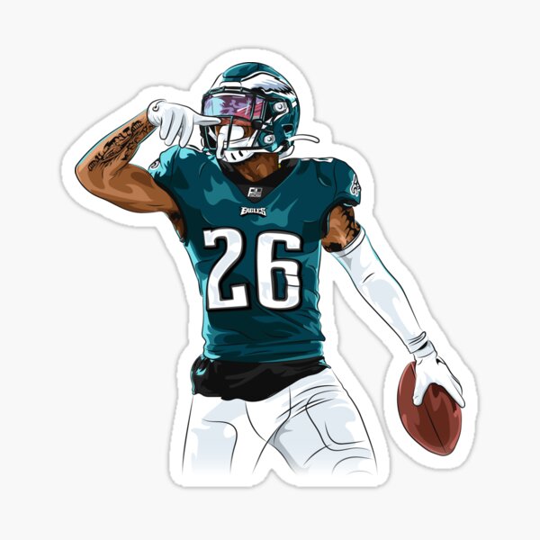 Miles Sanders Eagles Stickers for Sale