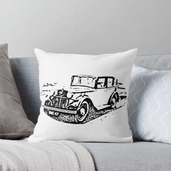 Aperçu de l'œuvre Morris 10-4 voiture classique britannique vintage (noir) créée et vendue par soitwouldseem.