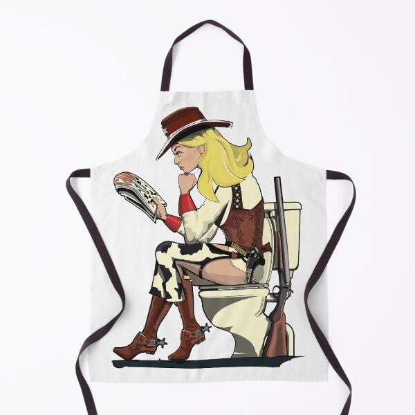 Item preview, Cowgril on the Toilet designed and sold by Wyattdesign.