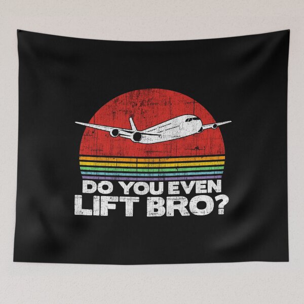 Item preview, Do you even lift bro ? - Pilot Aviation Flight Attendance design designed and sold by theodoros20.