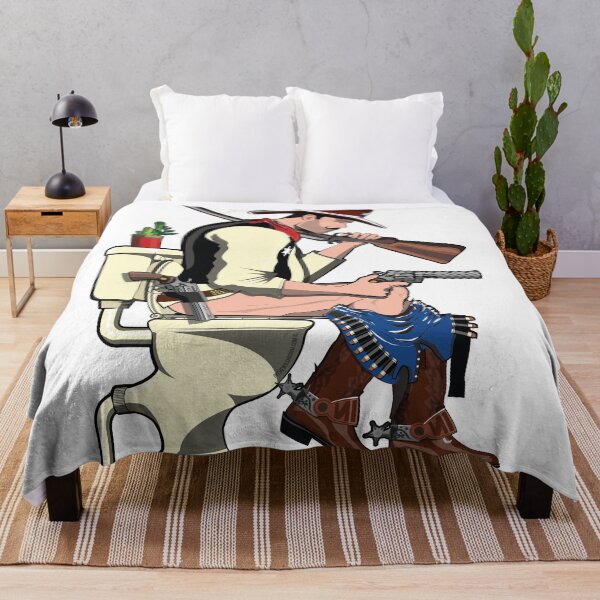 Item preview, Cowboy on the Toilet designed and sold by Wyattdesign.