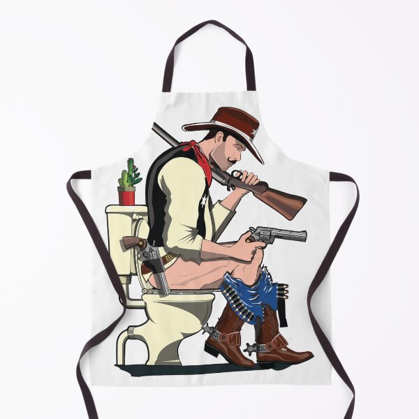 Item preview, Cowboy on the Toilet designed and sold by Wyattdesign.