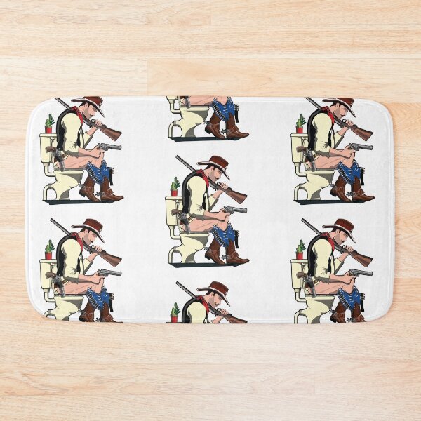 Item preview, Cowboy on the Toilet designed and sold by Wyattdesign.