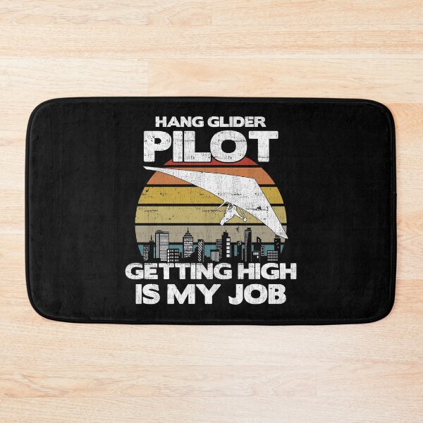Item preview, Hang Glider Pilot Getting High Is My Job - Aviation Flight print designed and sold by theodoros20.