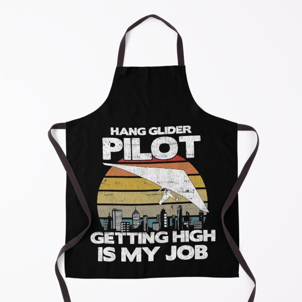 Item preview, Hang Glider Pilot Getting High Is My Job - Aviation Flight print designed and sold by theodoros20.