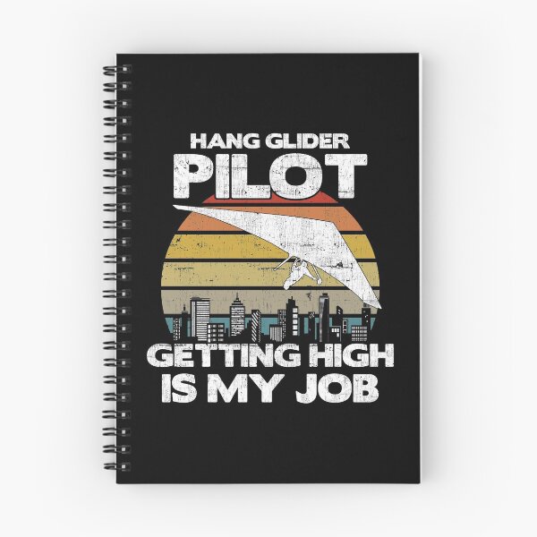 Item preview, Hang Glider Pilot Getting High Is My Job - Aviation Flight print designed and sold by theodoros20.