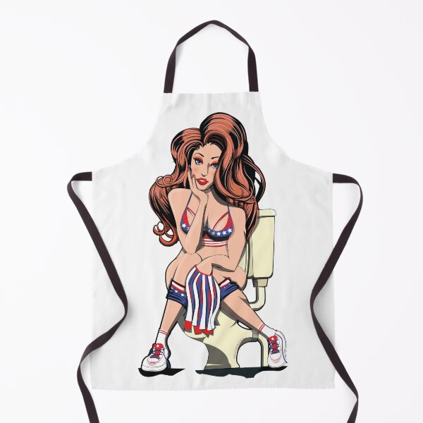 Item preview, Cheerleader on the Toilet designed and sold by Wyattdesign.