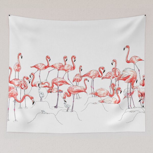 Item preview, Flamingo Nest designed and sold by Elizabeth Weglein.