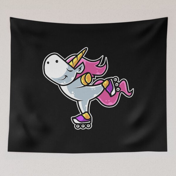 Item preview, Cute Unicorn Retro Roller Skate product designed and sold by theodoros20.