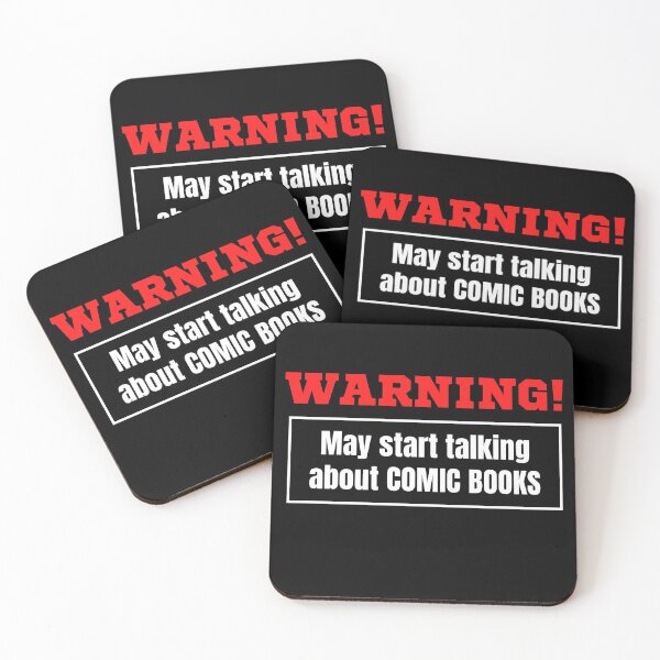 Item preview, Warning May Start Talking About Comic Books designed and sold by TeePartyHost.
