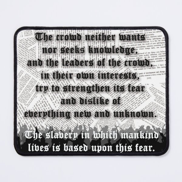Item preview, Gurdjieff on knowledge and crowd designed and sold by WanderingGraha.