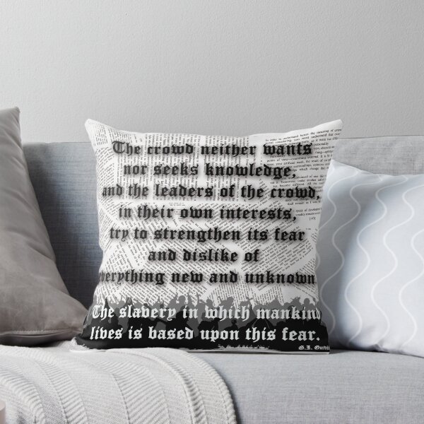 Item preview, Gurdjieff on knowledge and crowd designed and sold by WanderingGraha.