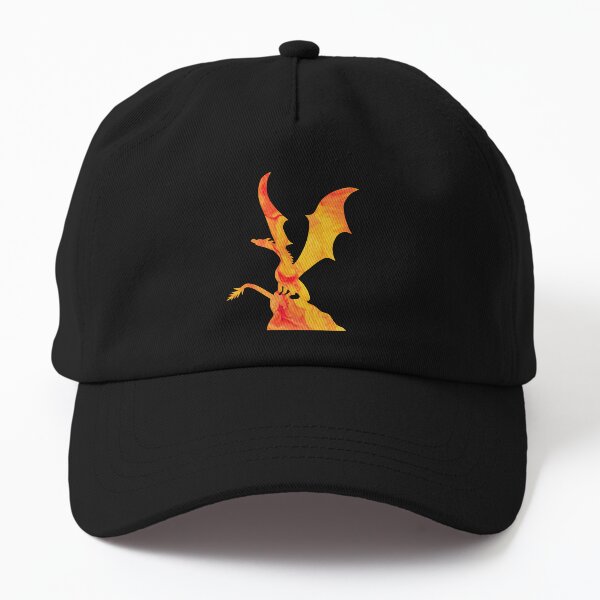 Sunburst Dragon - Acrylic Pour Dad Hat