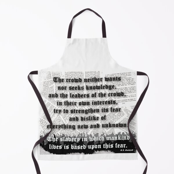 Item preview, Gurdjieff on knowledge and crowd designed and sold by WanderingGraha.