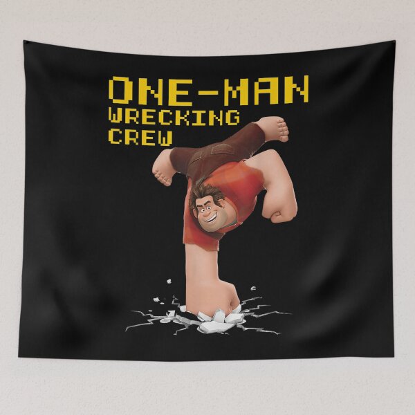 Item preview, One man Wrecking Crew Graphic designed and sold by Honasbb992.