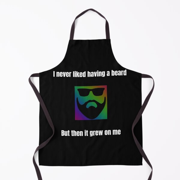 Item preview, I never liked having a beard but then it grew on me, funny pun design designed and sold by Digital360World.