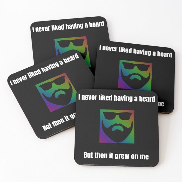 Item preview, I never liked having a beard but then it grew on me, funny pun design designed and sold by Digital360World.