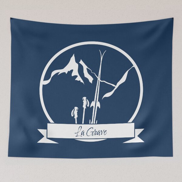 Item preview, La Grave off piste ski leewarddesign designed and sold by leewarddesign.