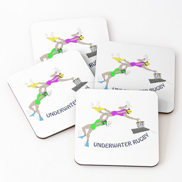Item preview, Underwater rugby players designed and sold by dizzycatbiz.