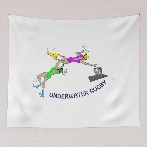 Item preview, Underwater rugby players designed and sold by dizzycatbiz.